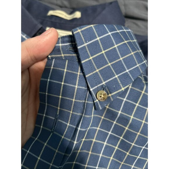 LL Bean Shirt Men's Wrinkle Resist Button Up XL REG Blue Short Sleeve Bundle 2 - Picture 3 of 6